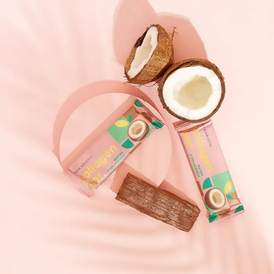 Collagen Bar – Kókoshnetustangir með kollageni snert af súkkulaði (40 g)